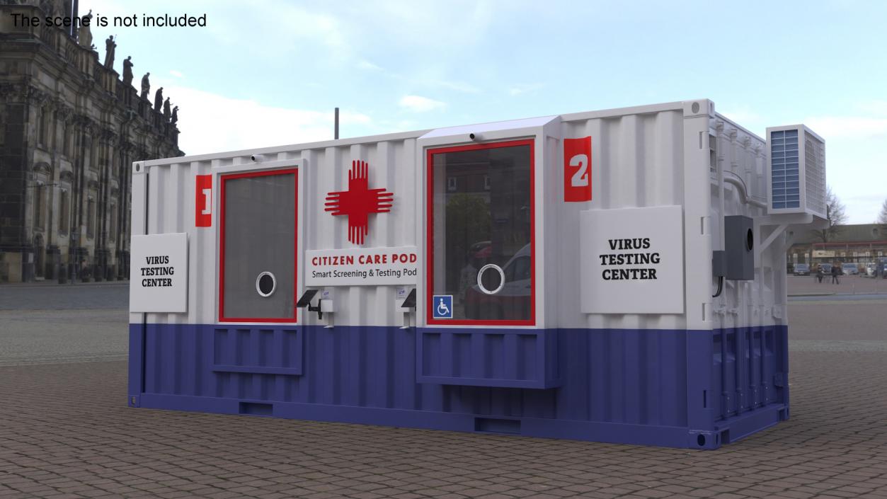 3D Modular Healthcare Facilities Container 2