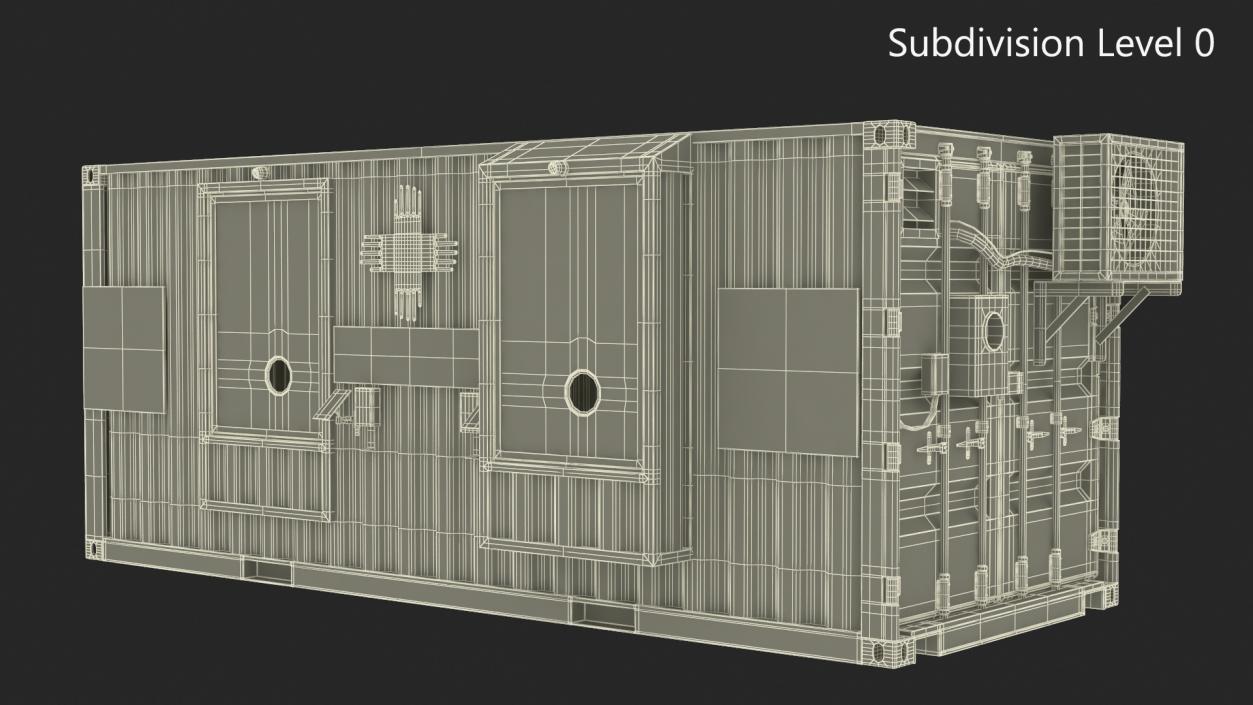 3D Modular Healthcare Facilities Container 2