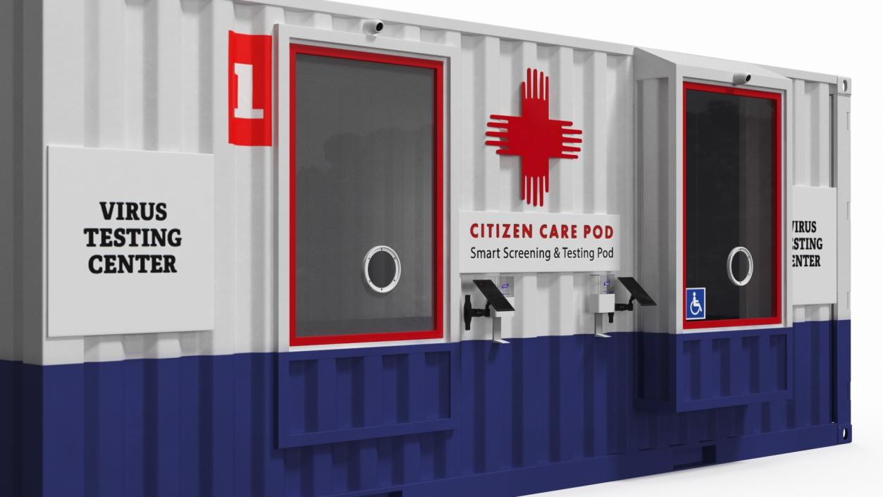 3D Modular Healthcare Facilities Container 2