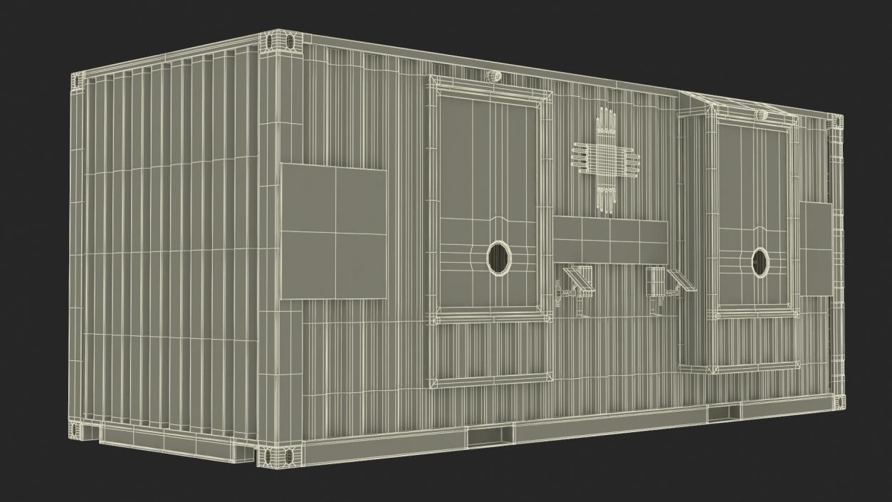 3D Modular Healthcare Facilities Container 2