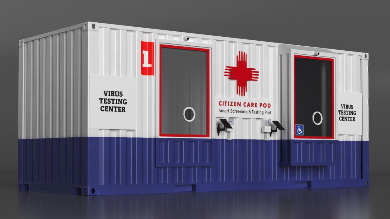 3D Modular Healthcare Facilities Container 2