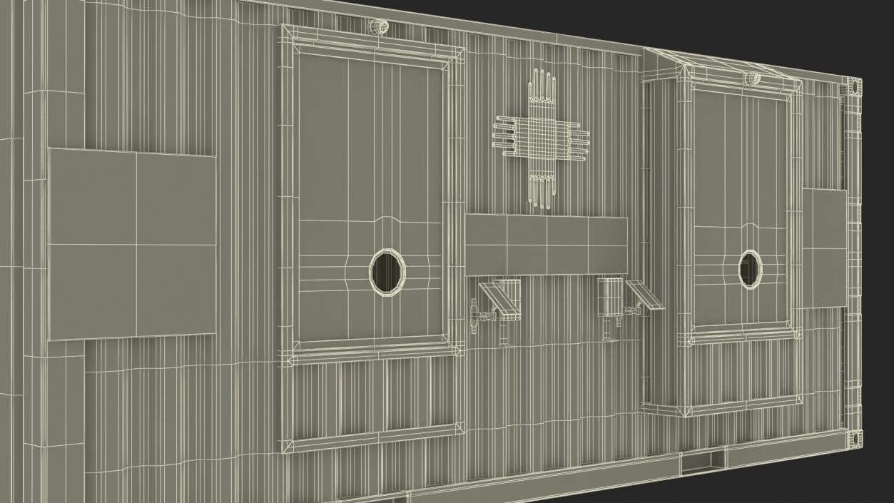 3D Modular Healthcare Facilities Container 2