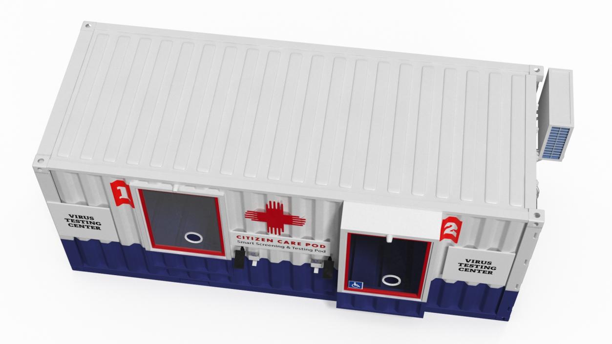 3D Modular Healthcare Facilities Container 2