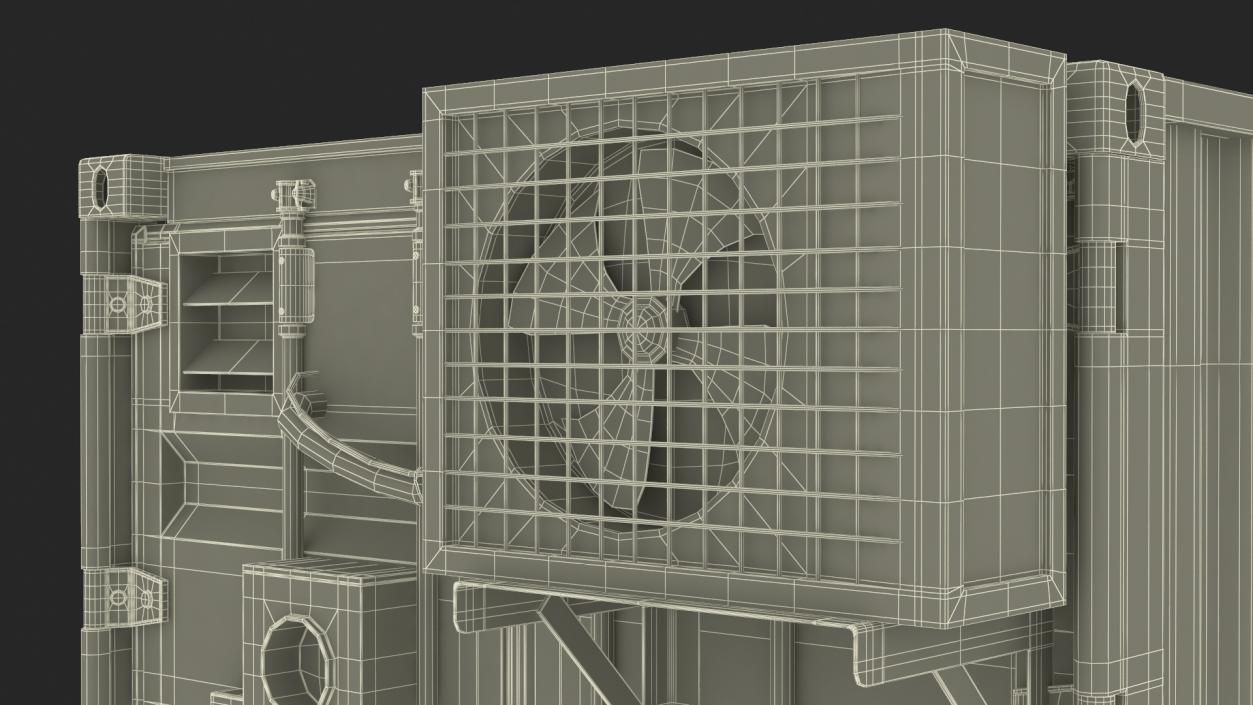 3D Modular Healthcare Facilities Container 2