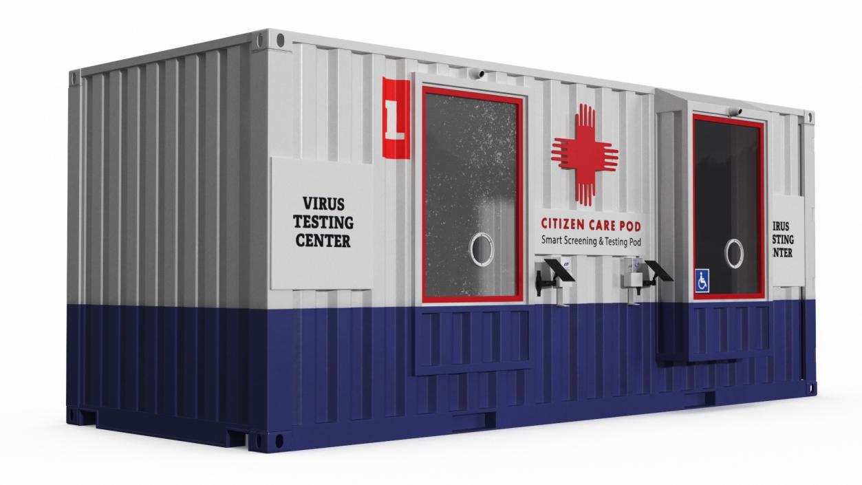 3D Modular Healthcare Facilities Container 2