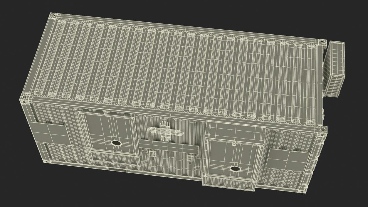 3D Modular Healthcare Facilities Container 2