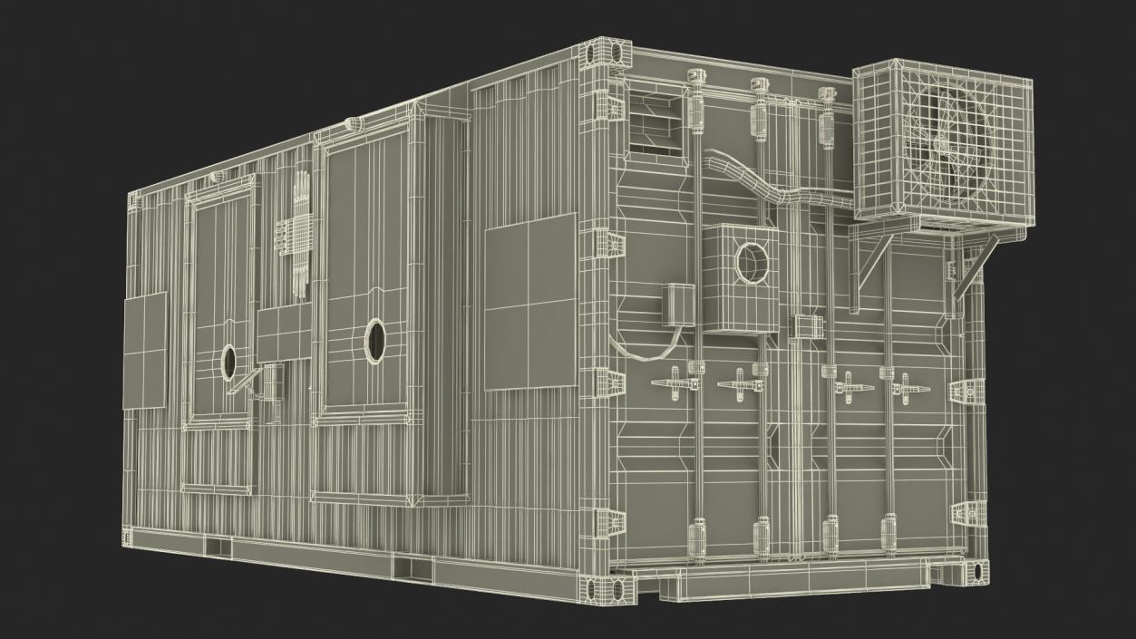 3D Modular Healthcare Facilities Container 2