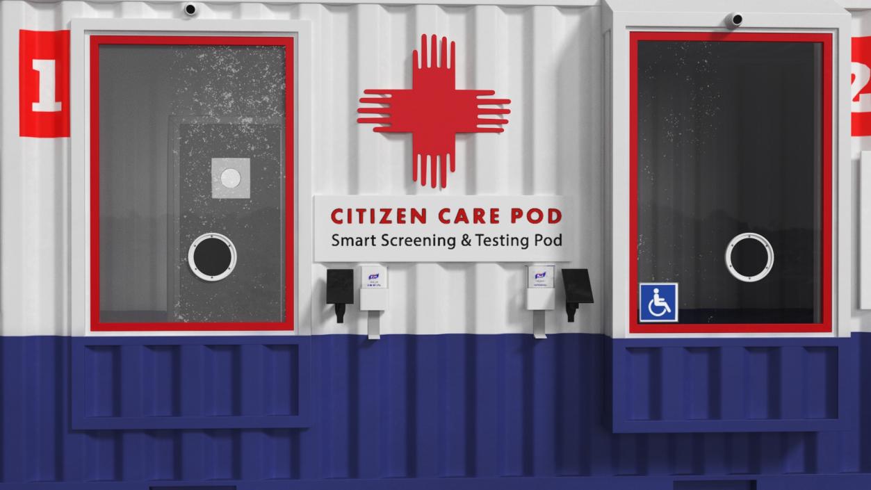 3D Modular Healthcare Facilities Container 2