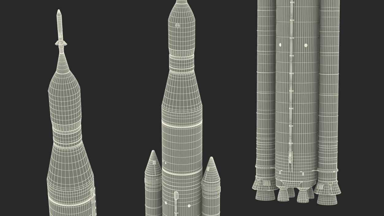 Space Launch System 3D model