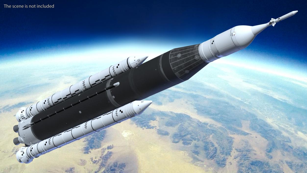 Space Launch System 3D model