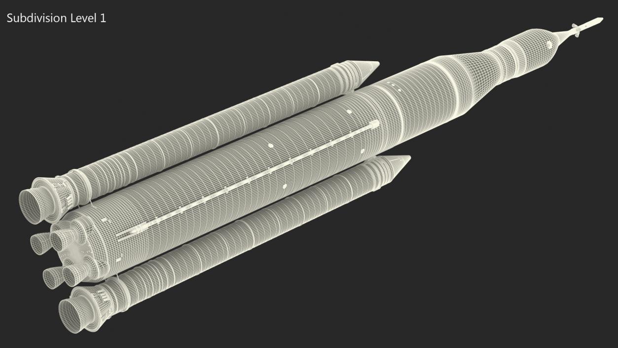 Space Launch System 3D model