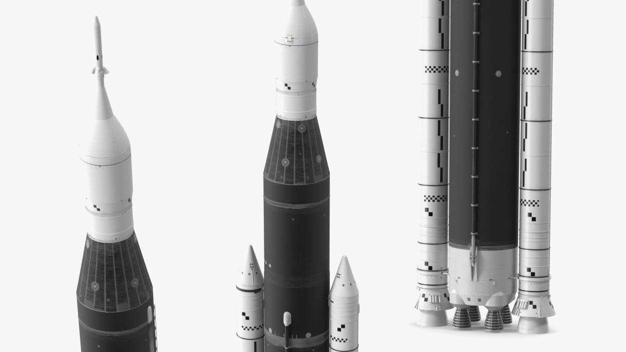 Space Launch System 3D model