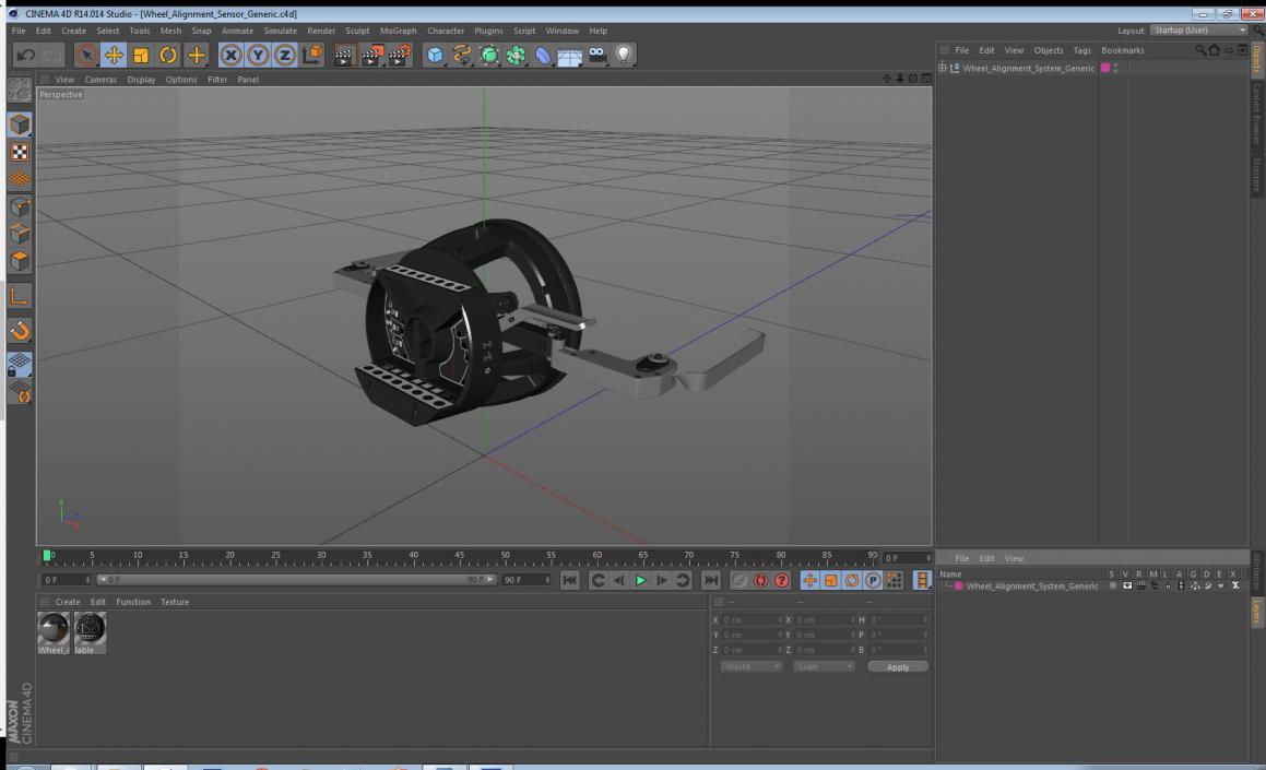 3D model Wheel Alignment Sensor Generic
