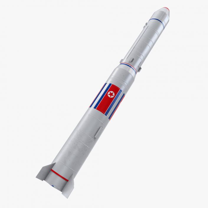 3D model No dong A North Korean Missile