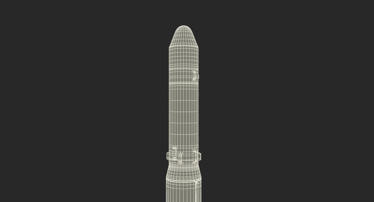 3D model No dong A North Korean Missile