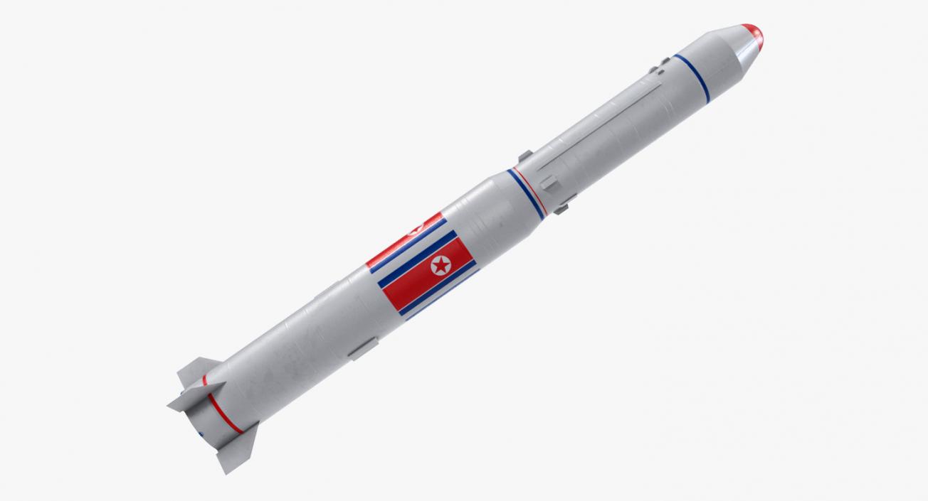 3D model No dong A North Korean Missile