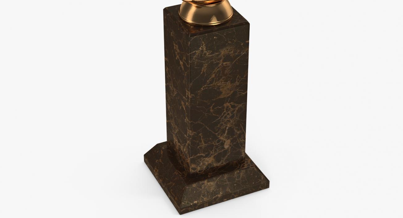 3D Golden Globe Award model