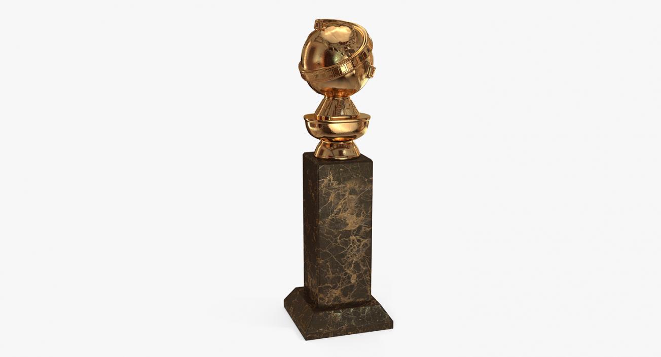 3D Golden Globe Award model