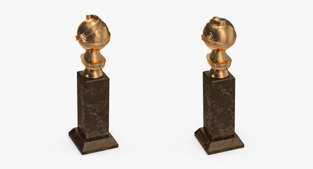 3D Golden Globe Award model