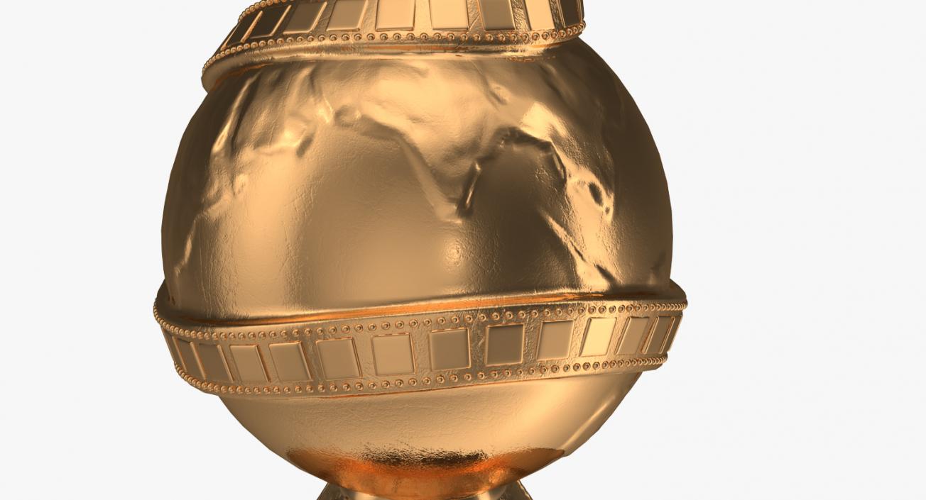 3D Golden Globe Award model