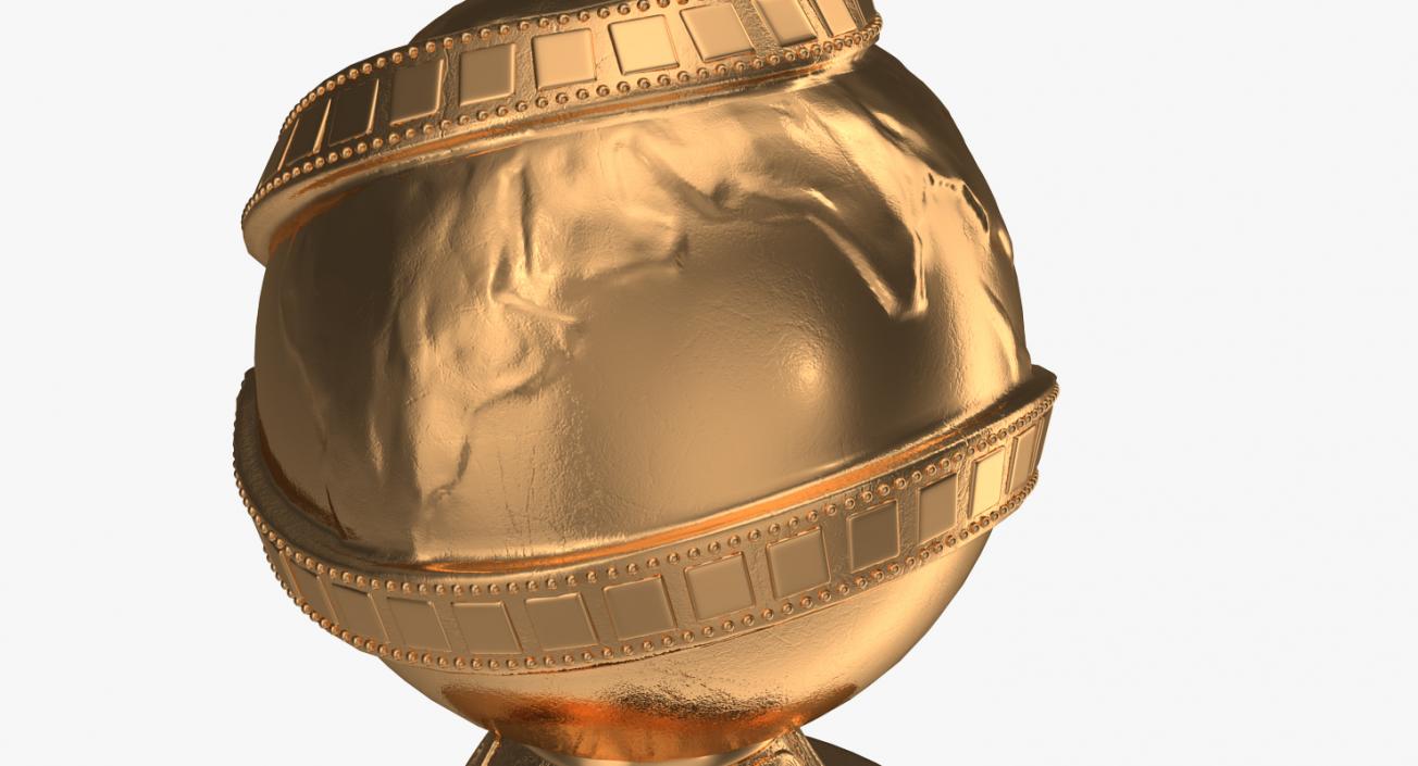 3D Golden Globe Award model