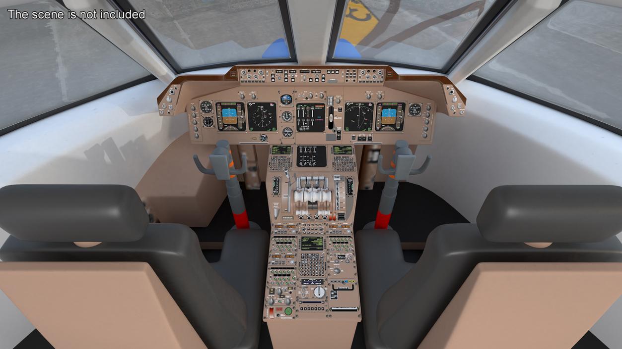 3D USA President Aircraft Boeing E4B model