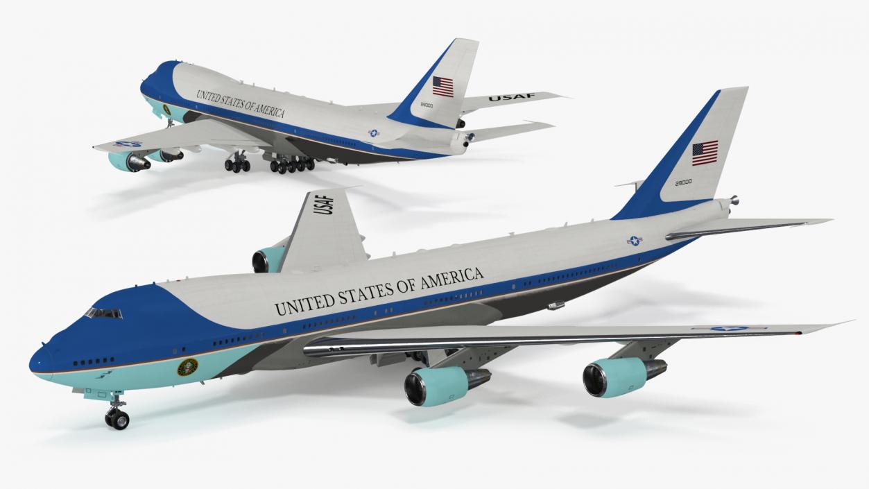 3D USA President Aircraft Boeing E4B model