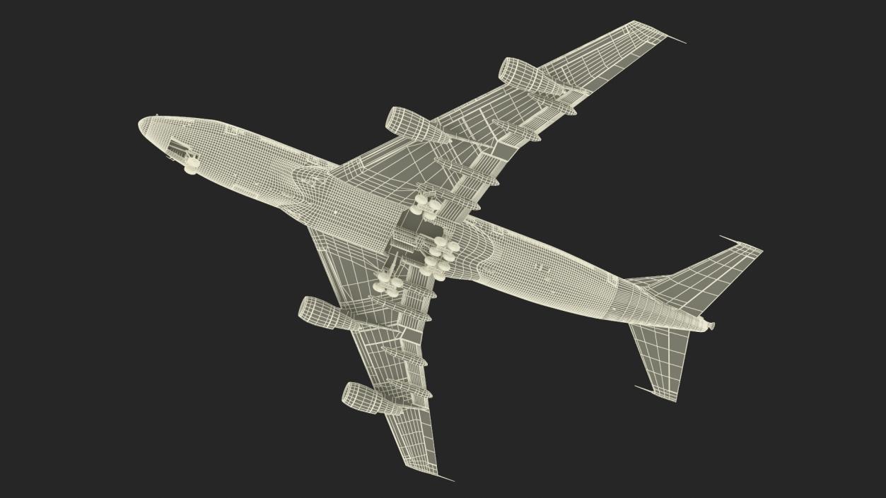 3D USA President Aircraft Boeing E4B model