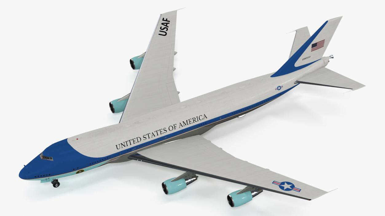 3D USA President Aircraft Boeing E4B model