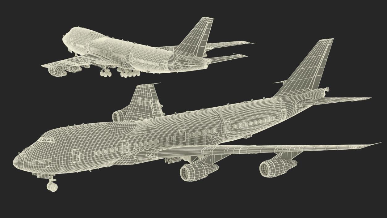 3D USA President Aircraft Boeing E4B model