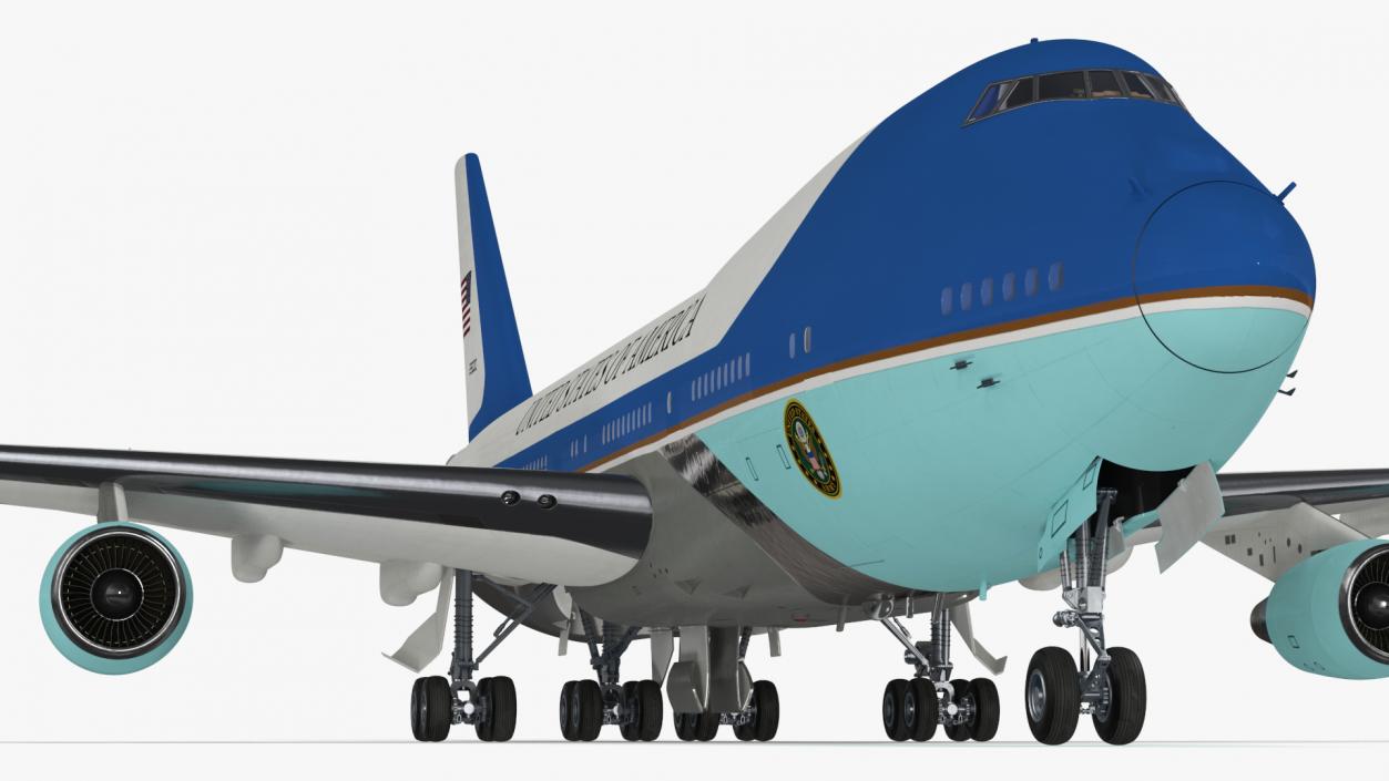 3D USA President Aircraft Boeing E4B model