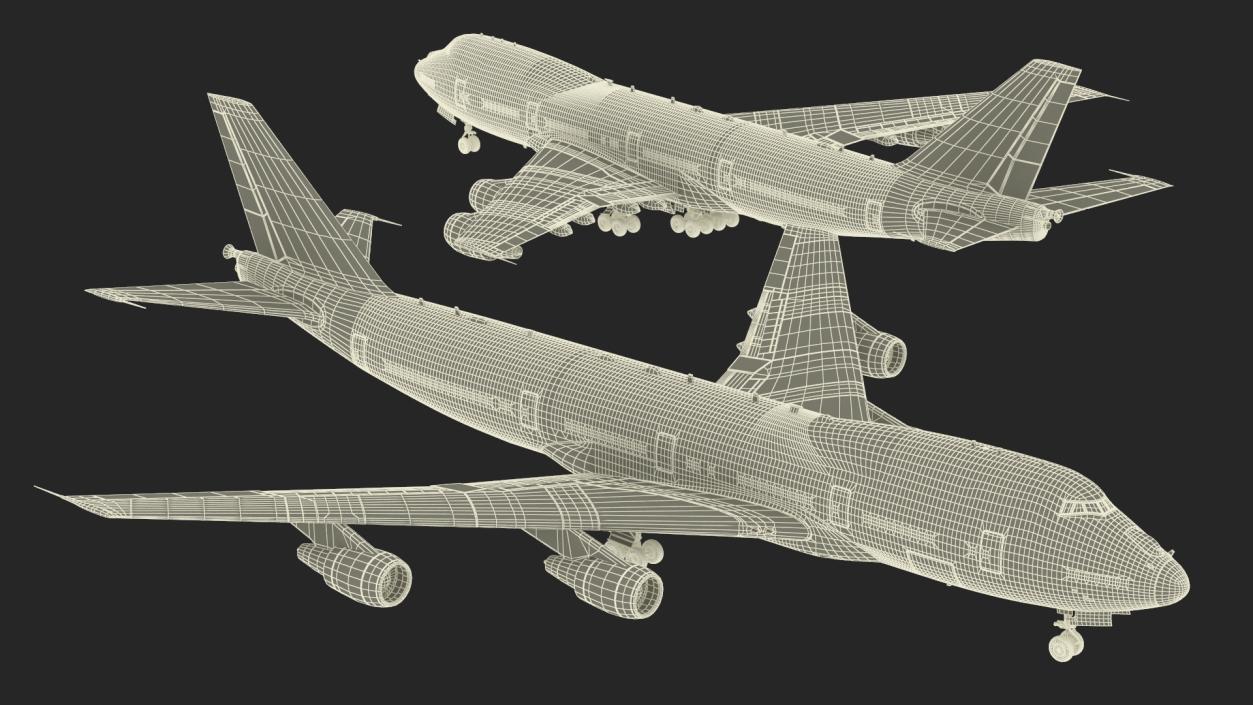 3D USA President Aircraft Boeing E4B model