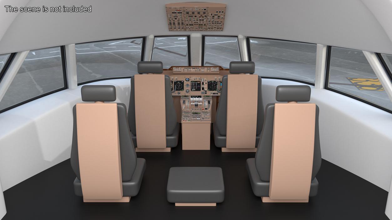 3D USA President Aircraft Boeing E4B model