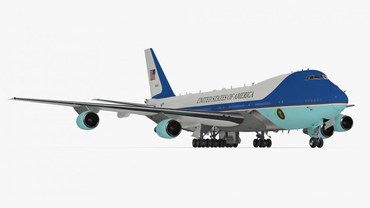 3D USA President Aircraft Boeing E4B model