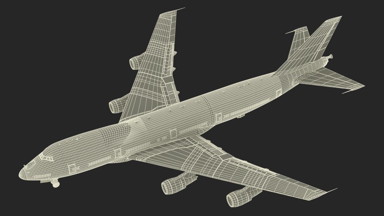 3D USA President Aircraft Boeing E4B model