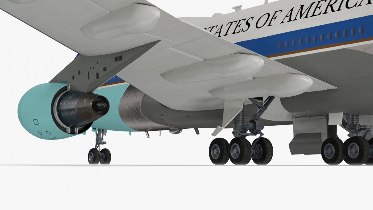 3D USA President Aircraft Boeing E4B model