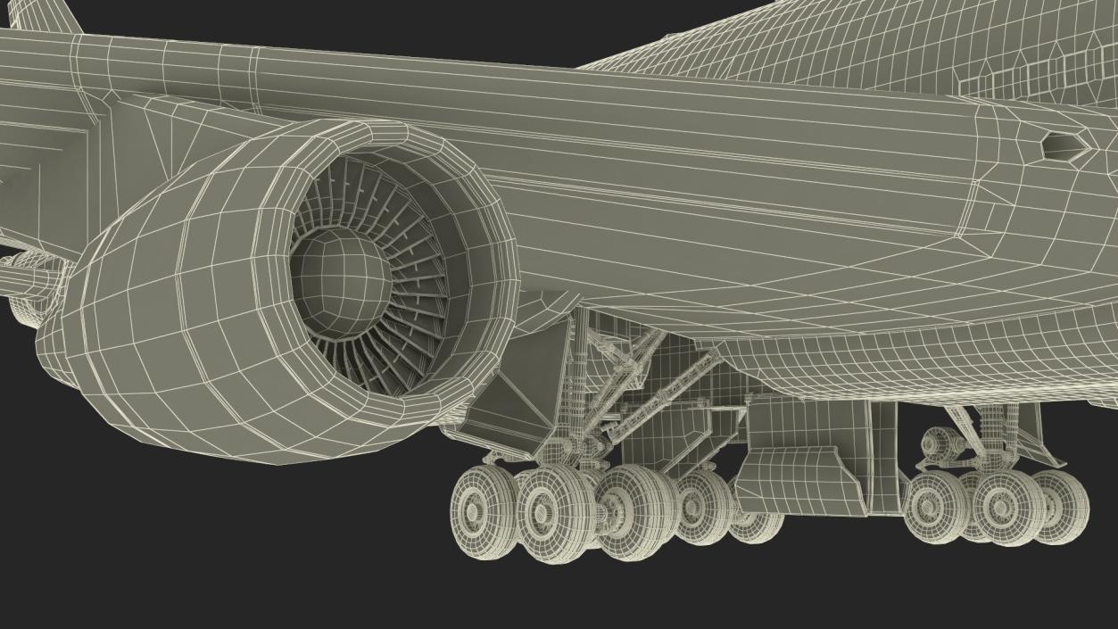 3D USA President Aircraft Boeing E4B model