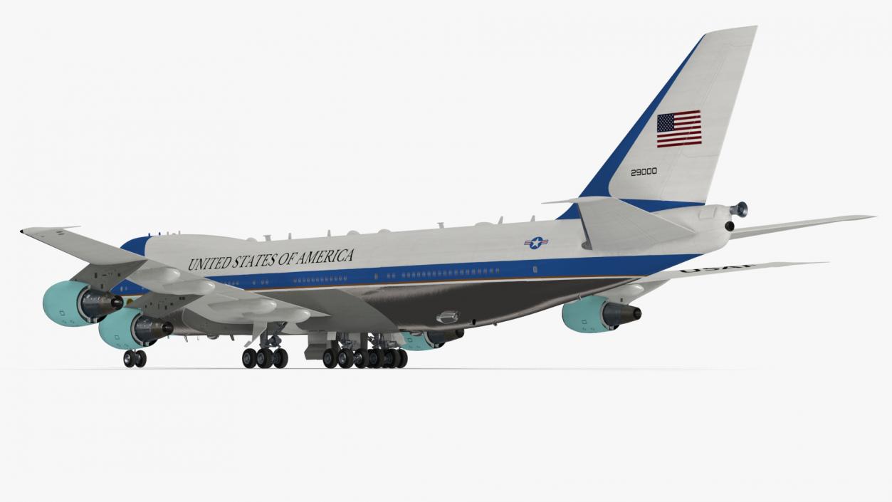 3D USA President Aircraft Boeing E4B model