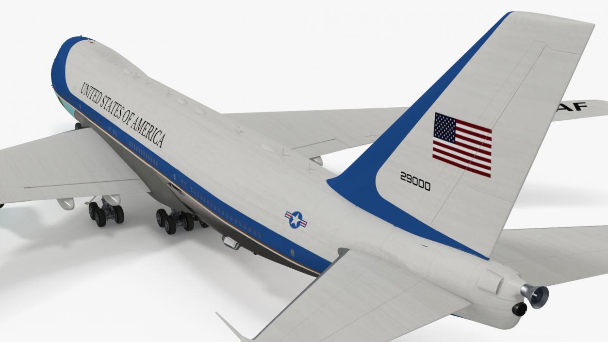 3D USA President Aircraft Boeing E4B model