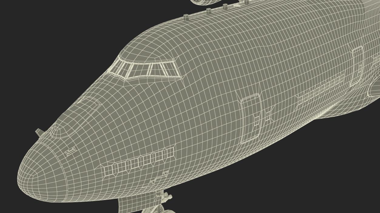 3D USA President Aircraft Boeing E4B model