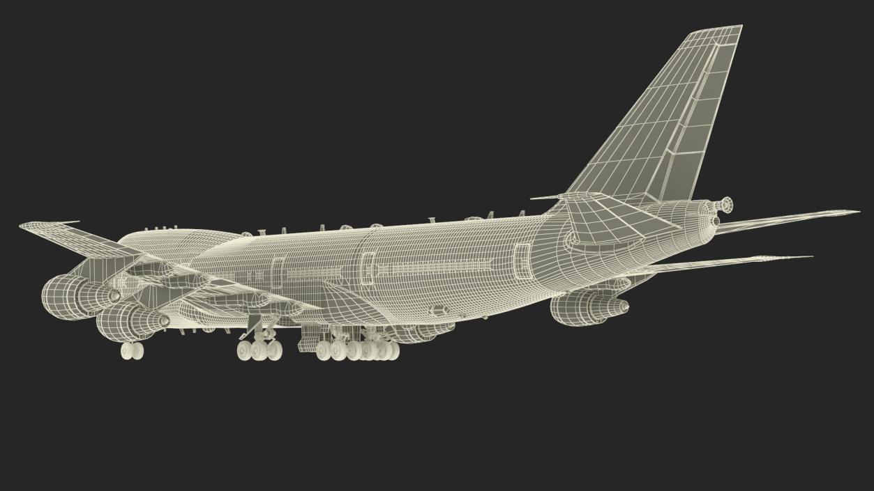 3D USA President Aircraft Boeing E4B model