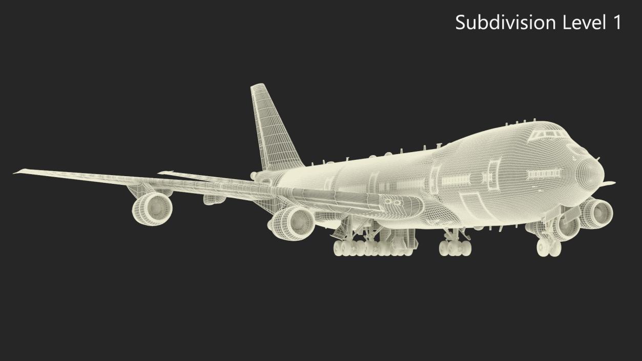 3D USA President Aircraft Boeing E4B model