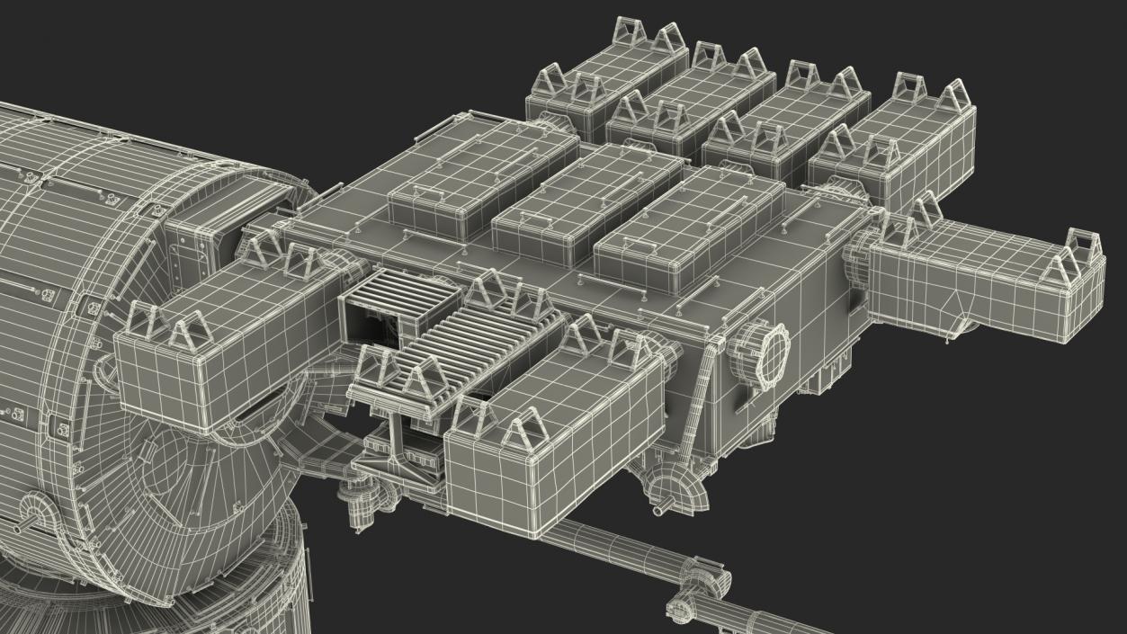 3D model International Space Station Modules