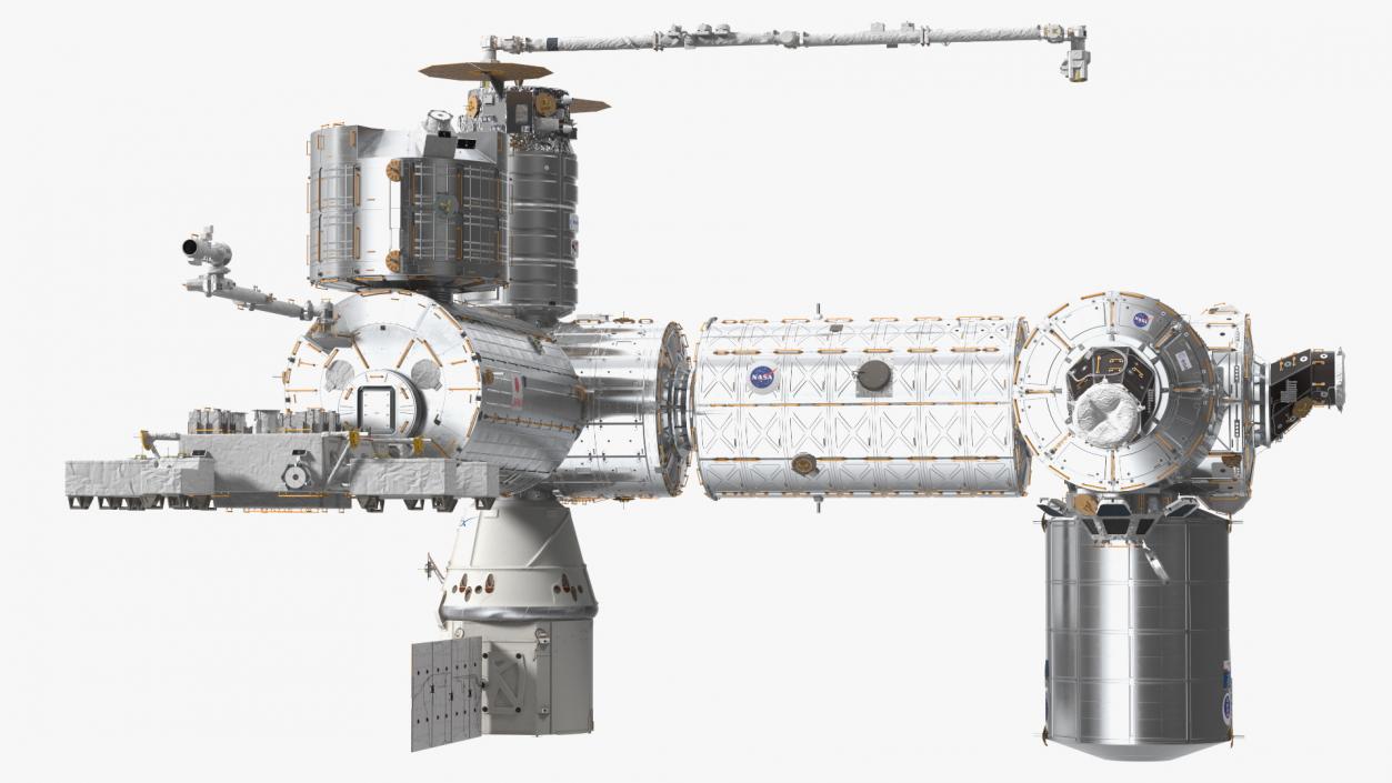 3D model International Space Station Modules