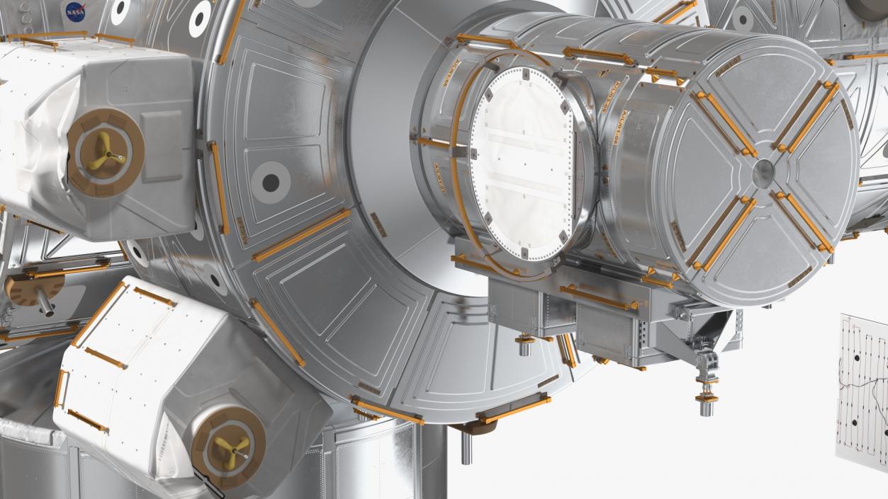 3D model International Space Station Modules