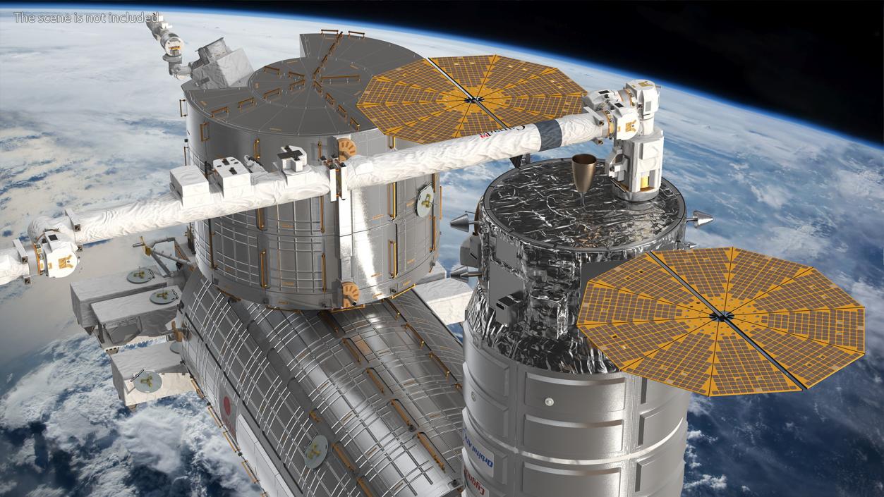 3D model International Space Station Modules