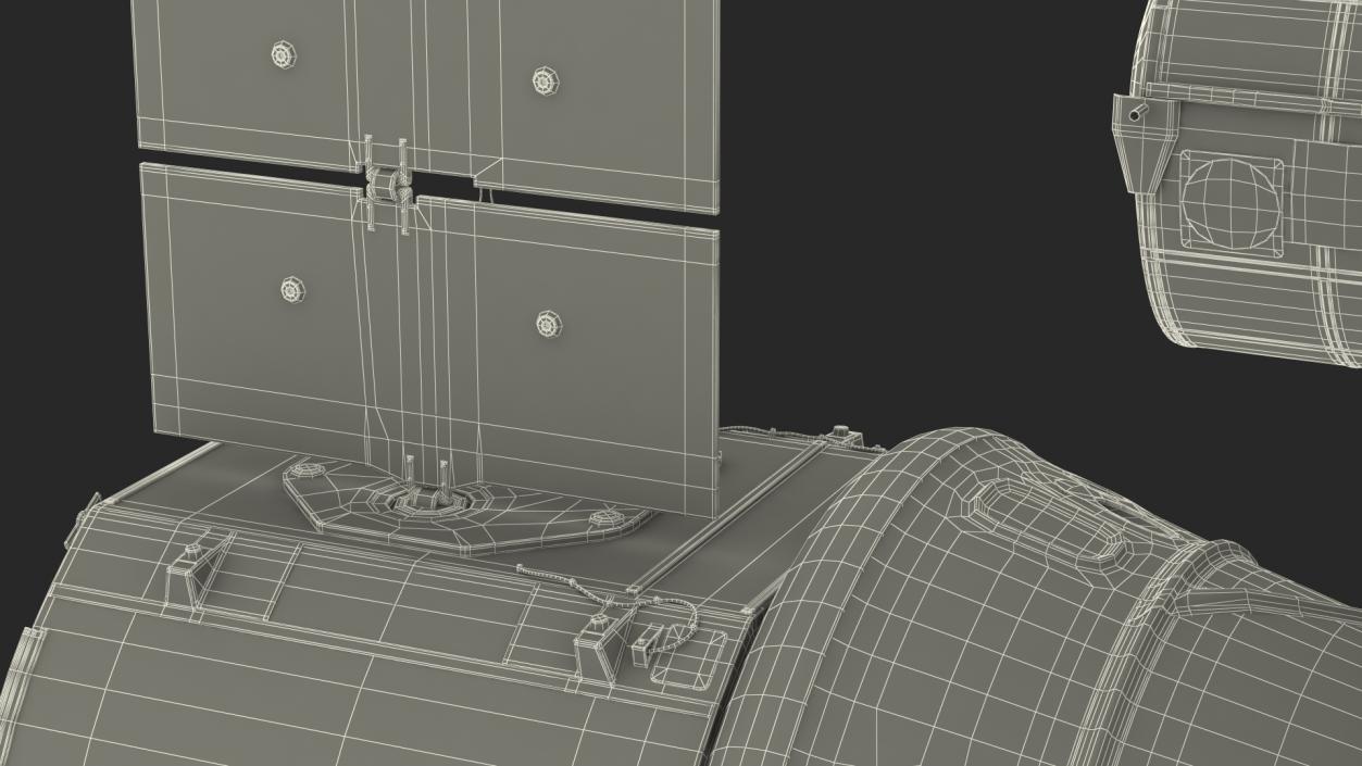 3D model International Space Station Modules