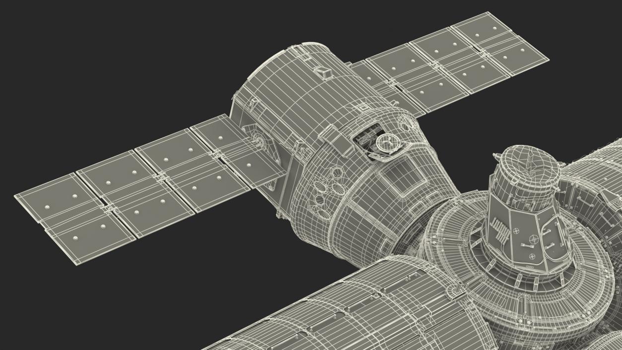 3D model International Space Station Modules