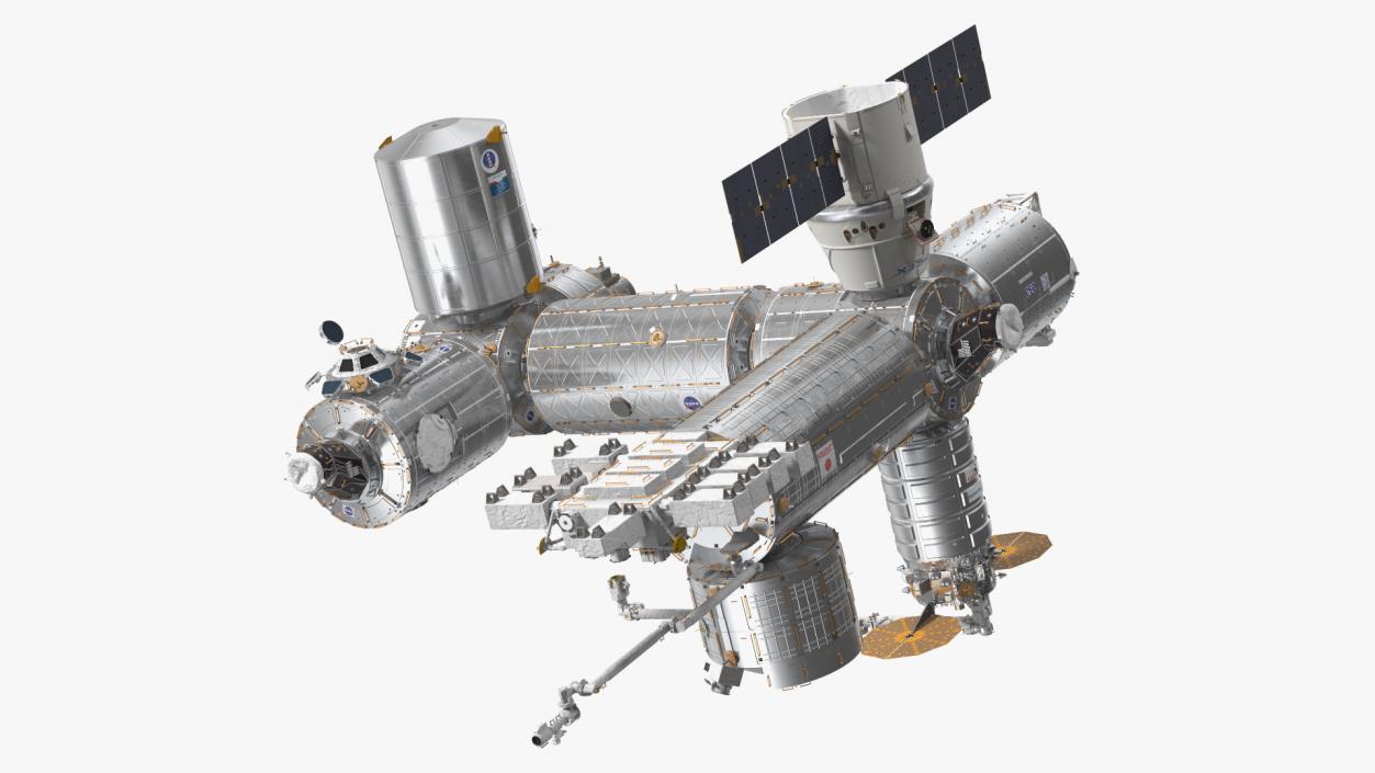 3D model International Space Station Modules