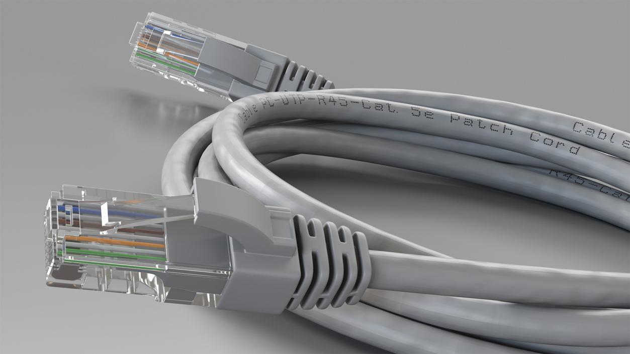 3D Computer Cables Collection 3 model